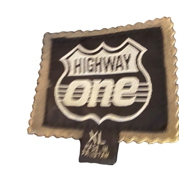 VINTAGE HIGHWAY ONE LEATHER MOTORCYCLE JACKET size XL - Picture 10 of 12